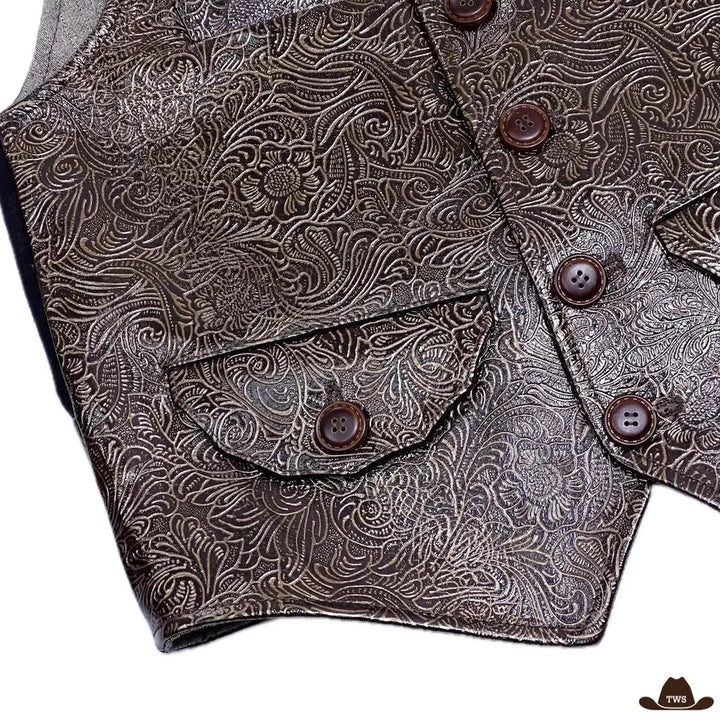 Gilet Cow-boy Cuir