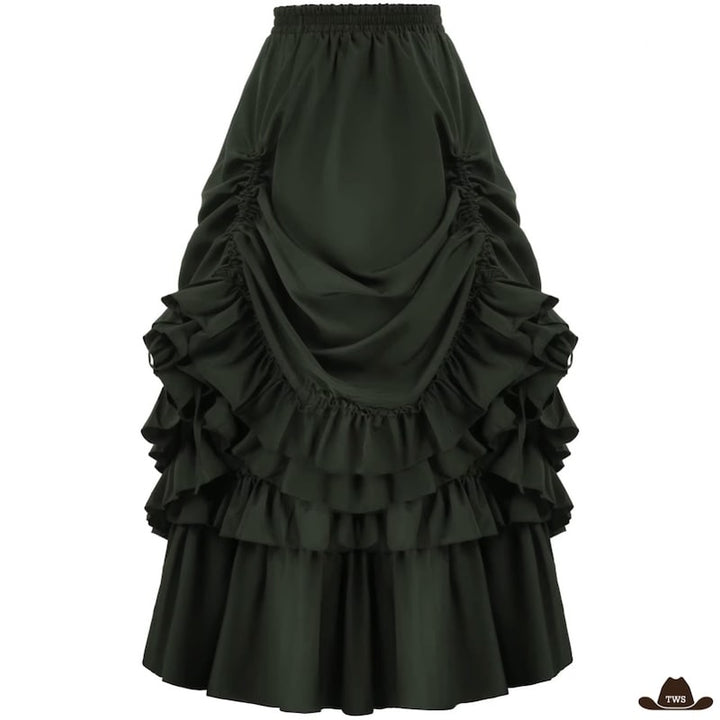 Jupe Style Cowboy Fille Vert