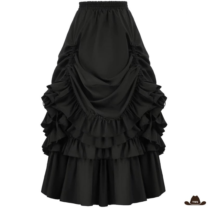 Jupe Style Cowboy Fille Noire