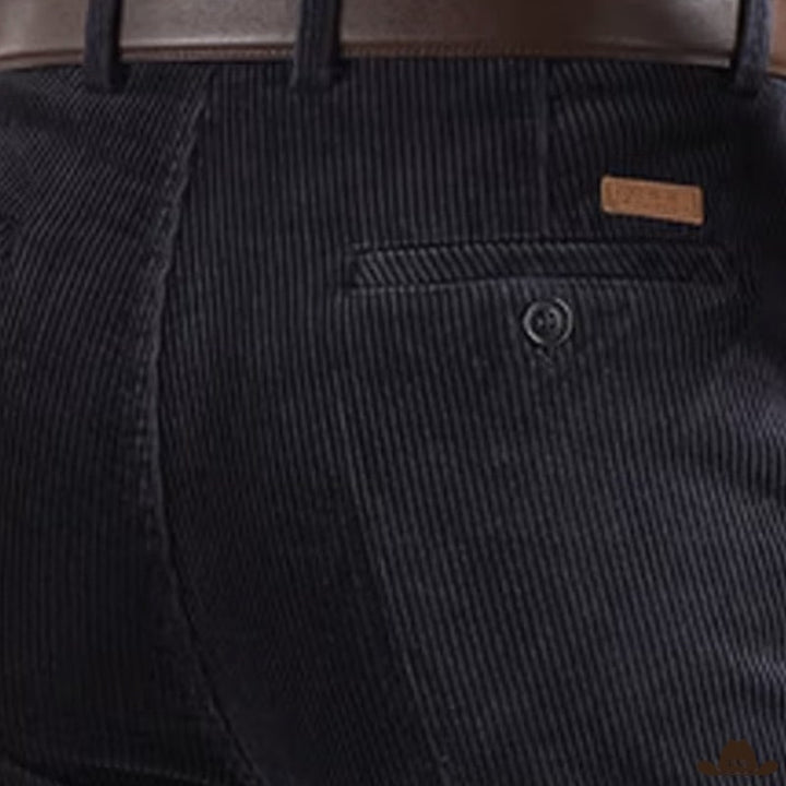 Pantalon Cowboy Velours Bleu