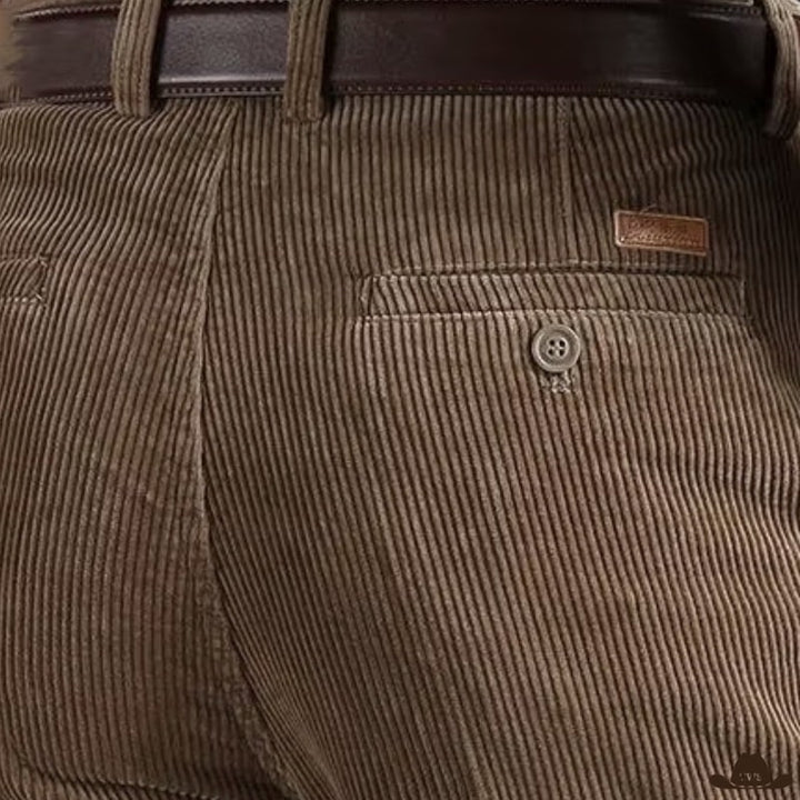 Pantalon Cowboy Velours Marron Clair