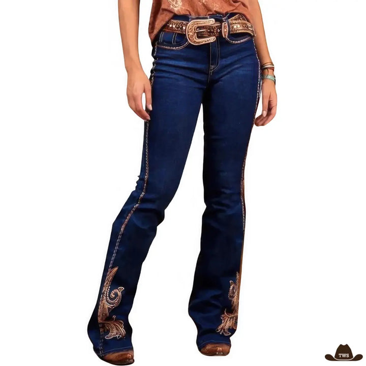 Pantalon Western Femme