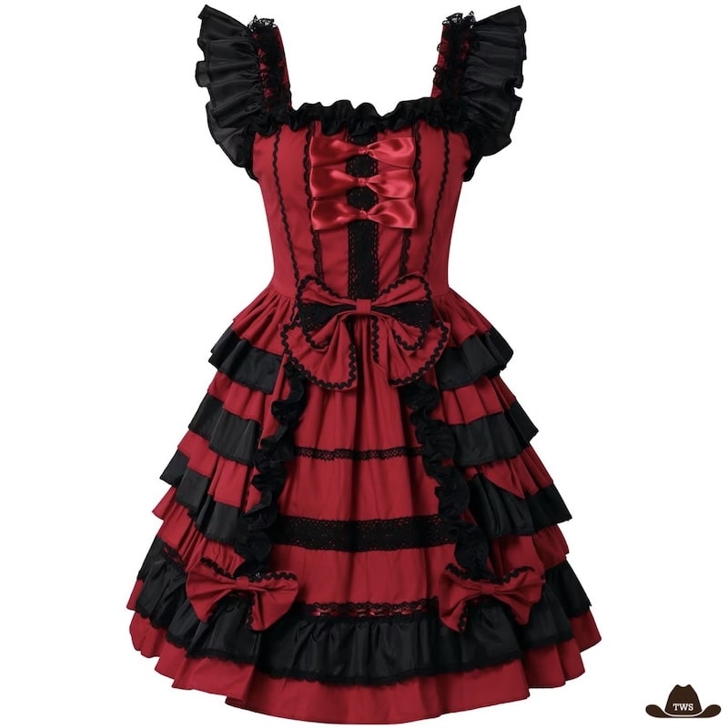 Red Cowboy Robe Robe Soirée Cowboy | The Western Shop