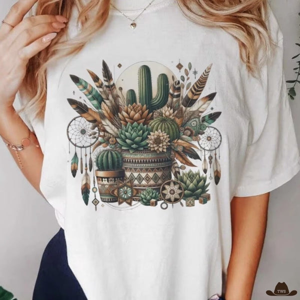 T-Shirt Western Wild Cactus