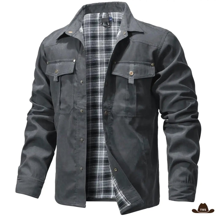 Veste Far West Grise