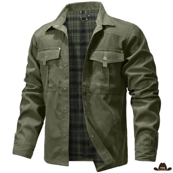 Veste Far West Verte
