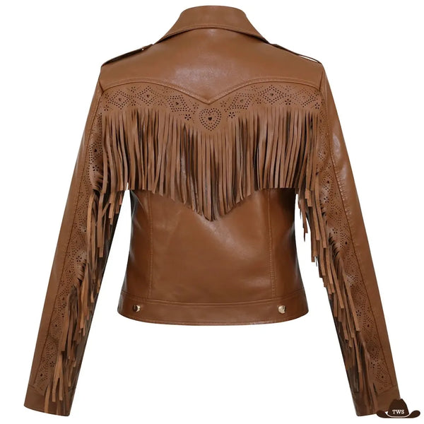 Veste Western à Franges Femme