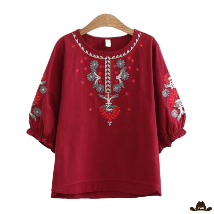 Blouse Western de Style Indien
