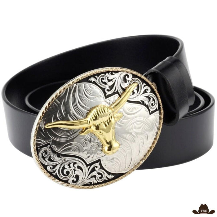 Ceinture Boucle Cowboy Taureau
