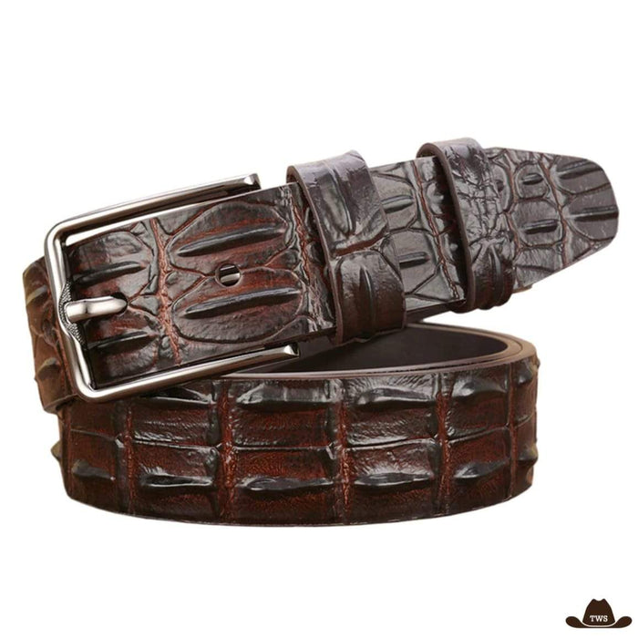 Ceinture Homme Western Crocodile