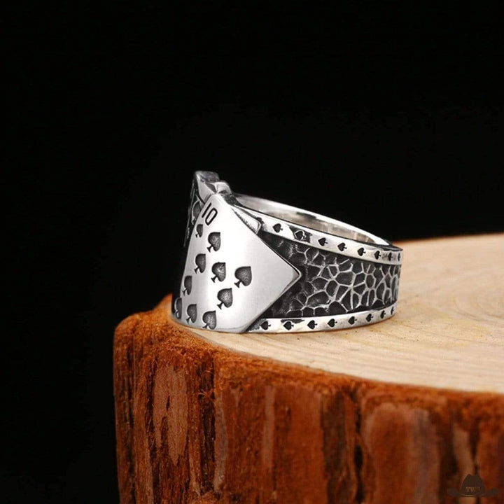 Bague Poker Cowboy