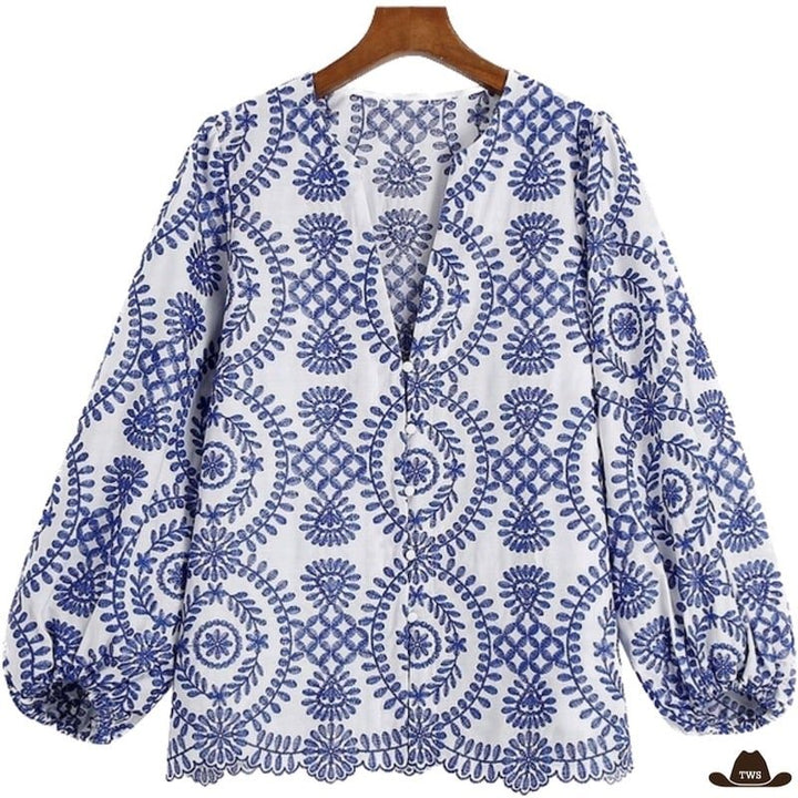 Blouse Western Broderies