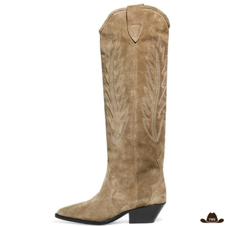 Bottes Femme Cowboy Daim