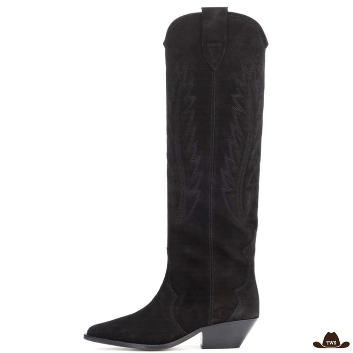 Bottes Femme Cowboy Noires