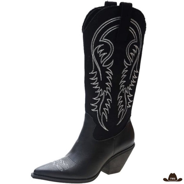 Bottes Justin femme pointure 7,5B noir Roper western cowboy Bottes Justin femme pointure 7,5B noir Roper western cowboy