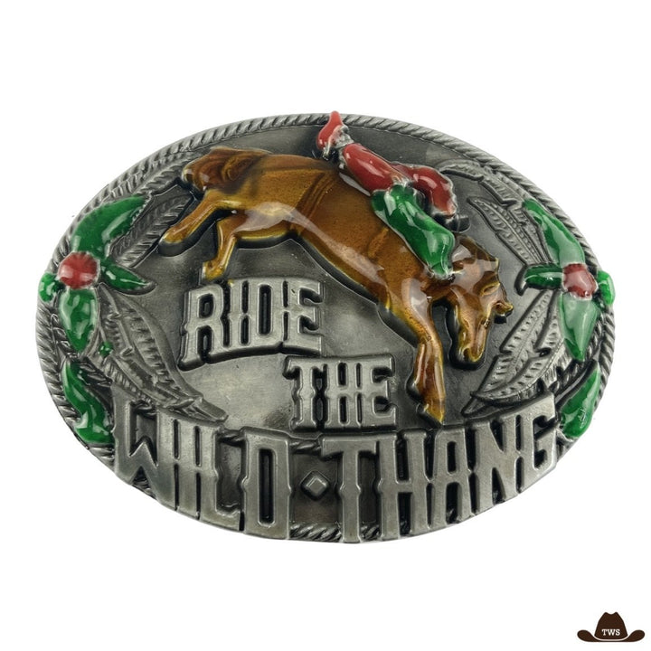 boucle de ceinture western cavalier