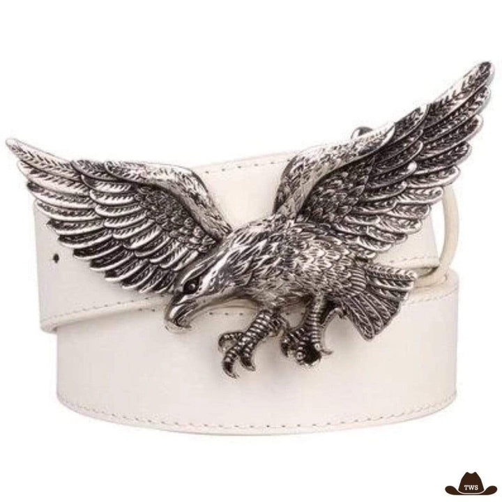 acheter ceinture western homme blanc