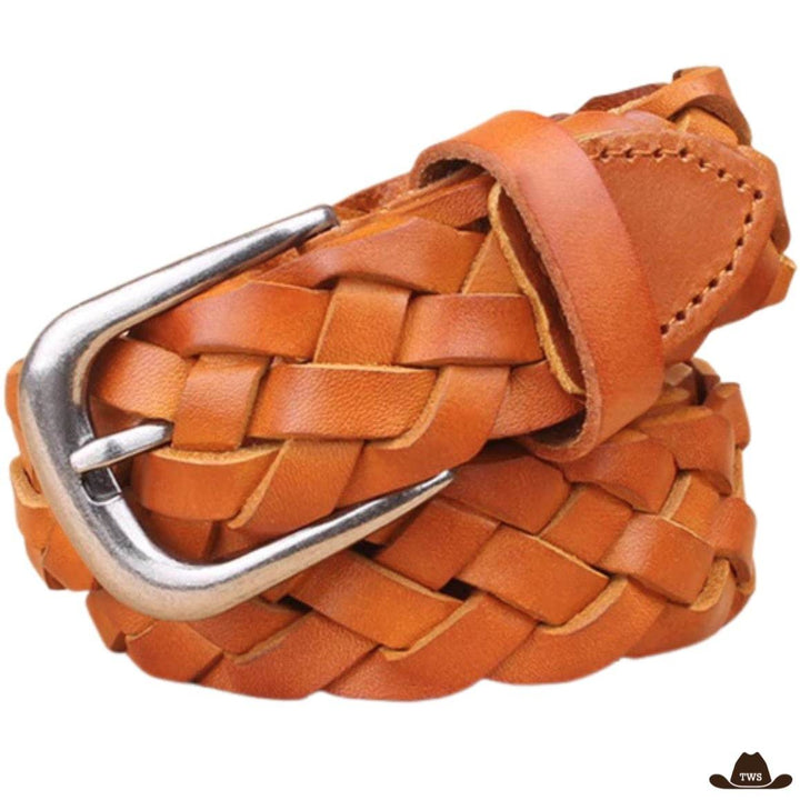 Ceinture Femme Western Orange