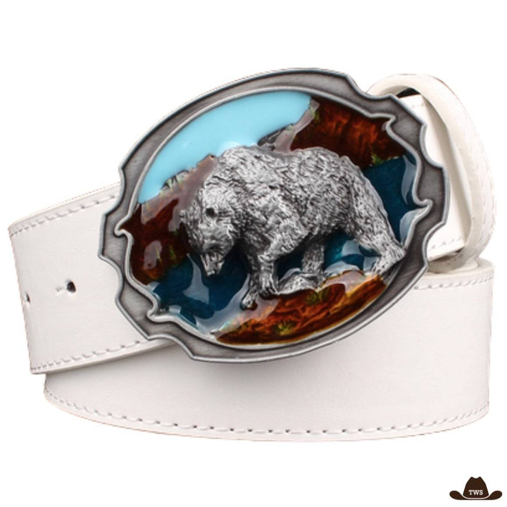 Ceinture Western Ours Blanche