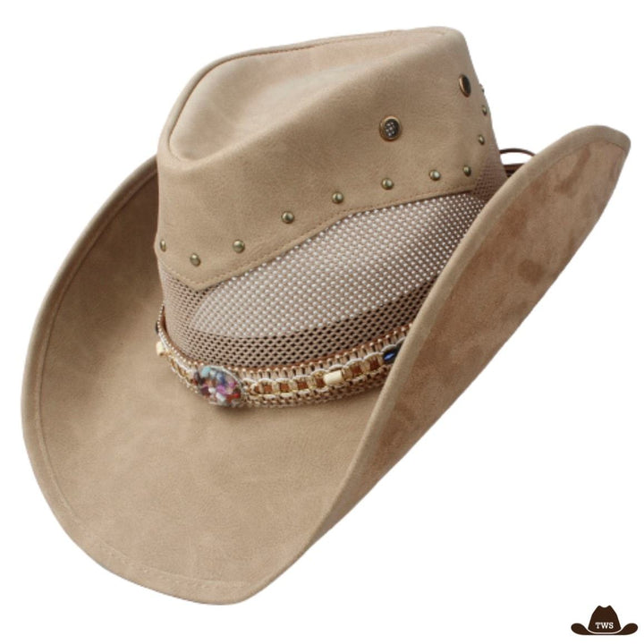 chapeau cowboy femme été