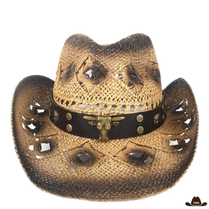 Chapeau Paille Western Femme