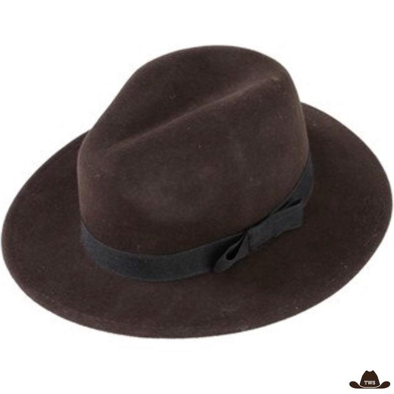 Chapeau Western Bords Plats - 100% Laine et Silhouette Contemporaine Chapeau Western Bords Plats - 100% Laine et Silhouette Contemporaine