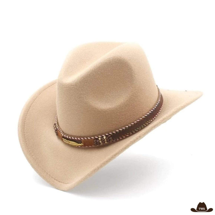 Chapeau de cowboy vintage Western Express en feutre de laine Chapeau de cowboy vintage Western Express en feutre de laine