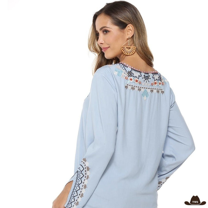Chemise Fleurs Country Femme