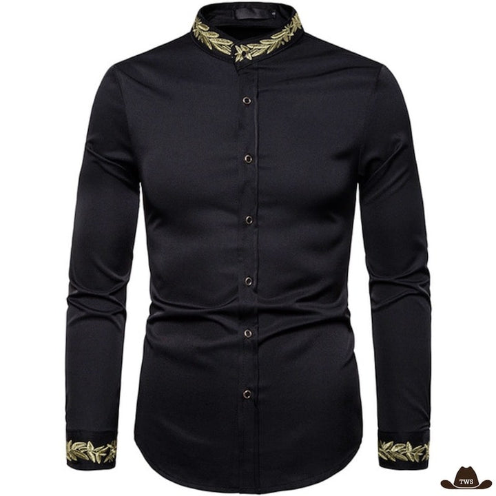 Chemise Cowboy Noire Homme