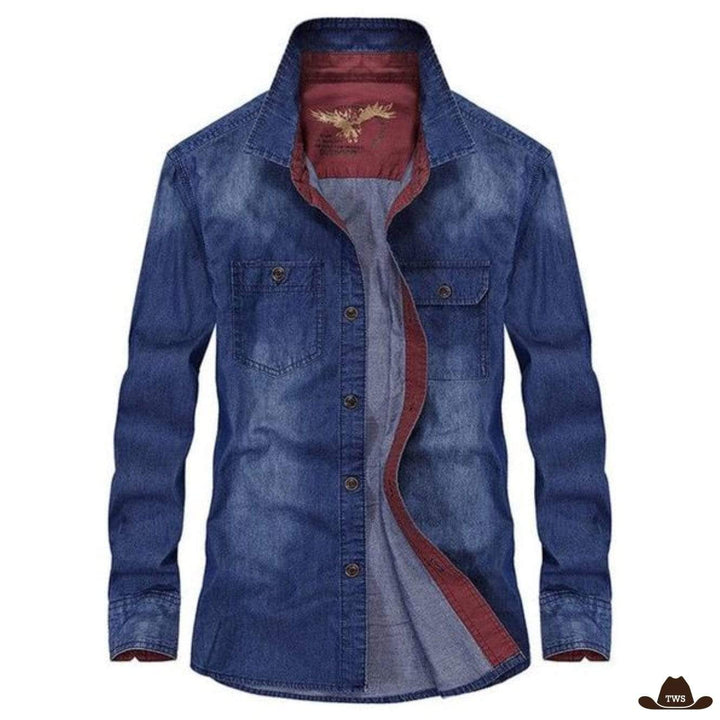 Chemise western jean