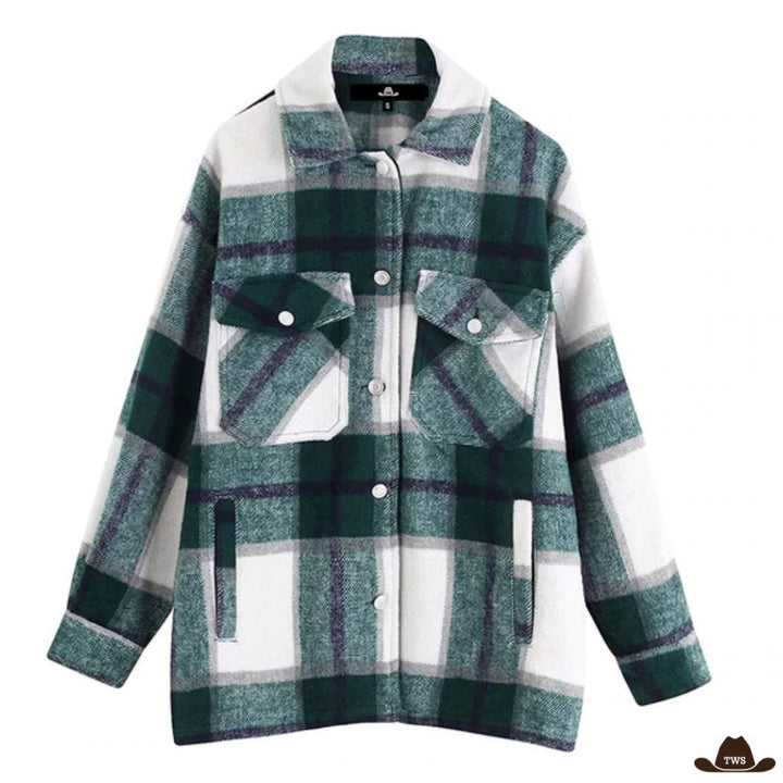 Chemise Western Femme Carreaux Grande Taille