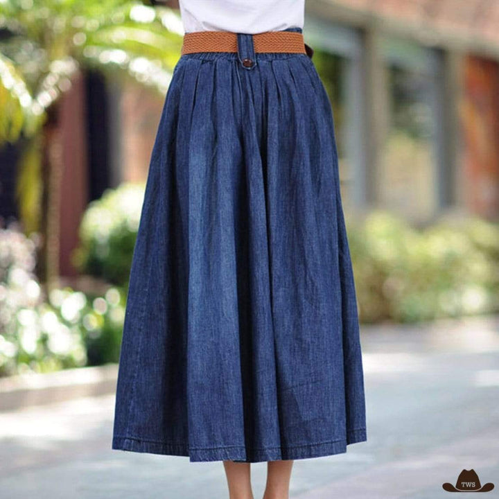 Jupe Western en Jean