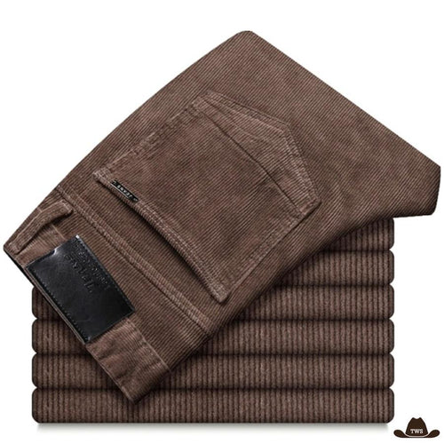 Pantalon de cowboy occidental traditionnel amérindien en cuir pour homme décontracté pantalon tendance à lacets latéraux pour homme, Marron antique