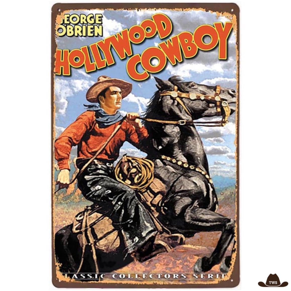 plaque métal film cinéma western décoration murale 20x30 cm plaque métal film cinéma western décoration murale 20x30 cm