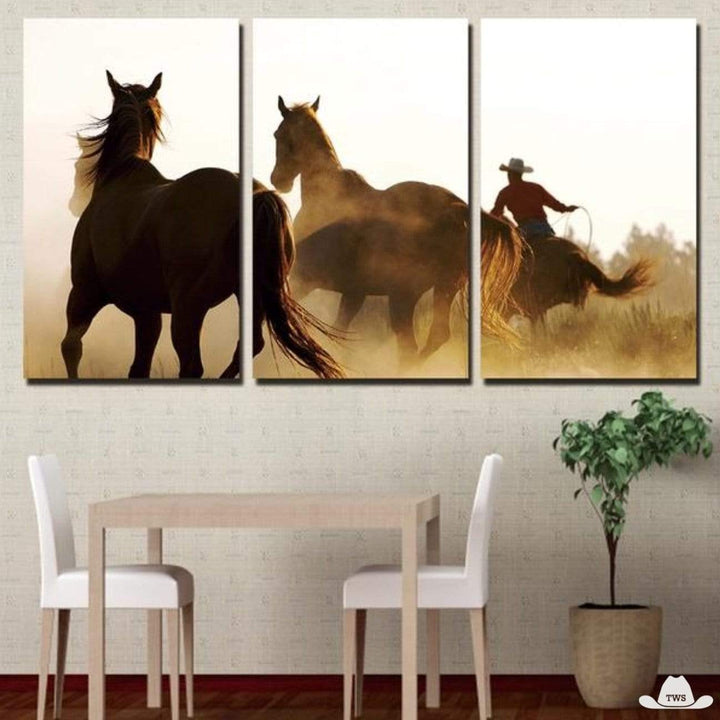 Tableau vaquero - salle à manger