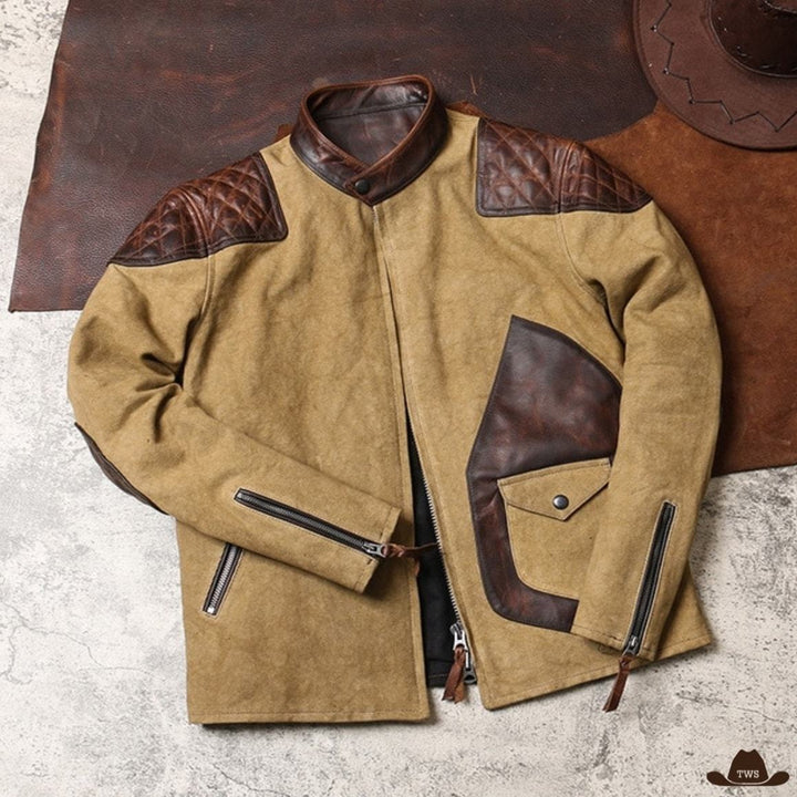 Veste Chasseur Western Marron