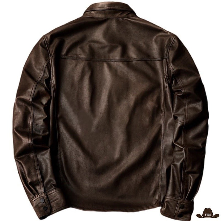 Veste Homme Style Cow-boy Marron