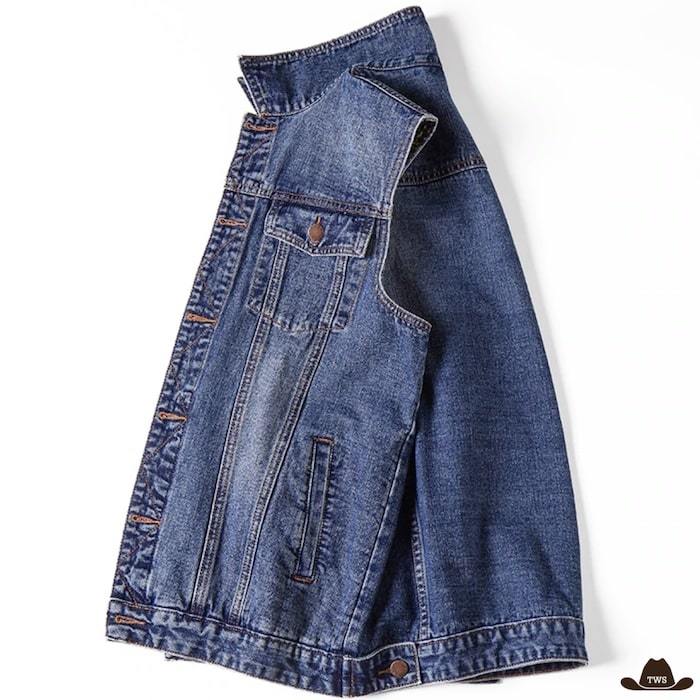 Veste Jean Homme Cowboy Bleue
