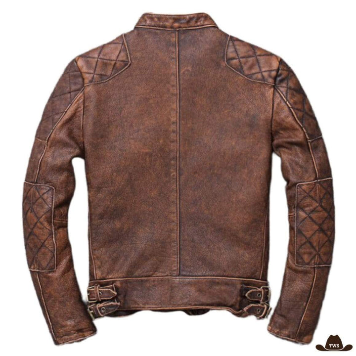 Cuir Veste Western