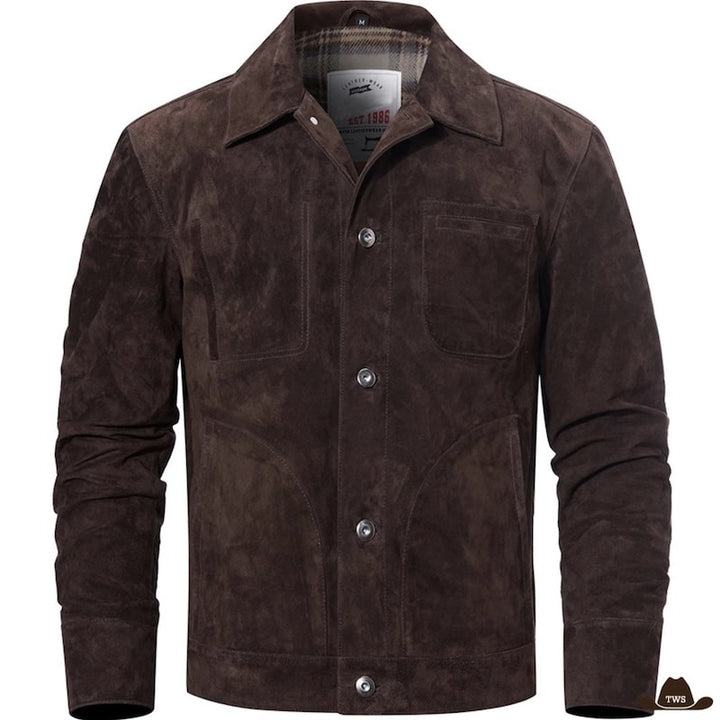 Veste Daim Western